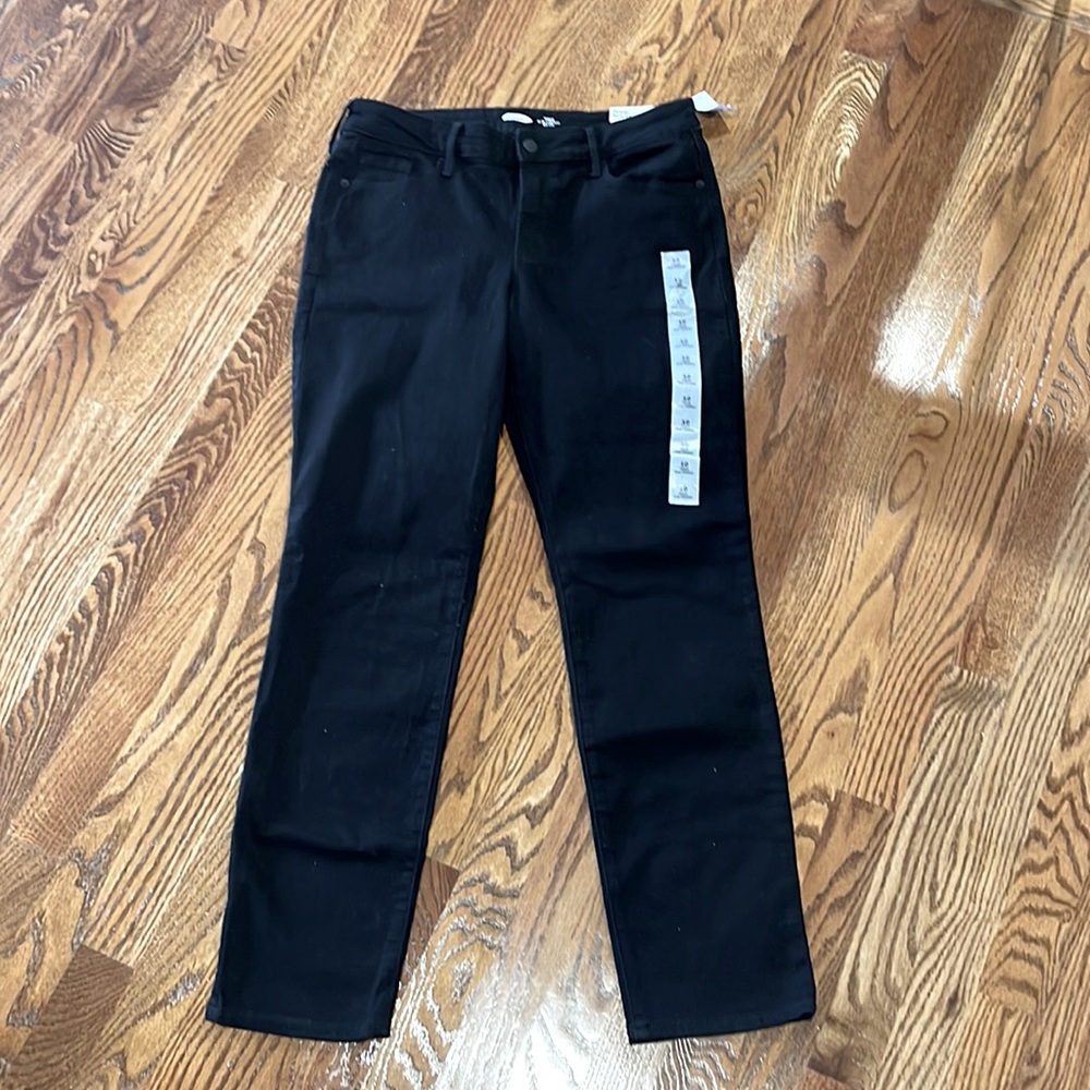 Old Navy Power Slim Straight Black Jeans
